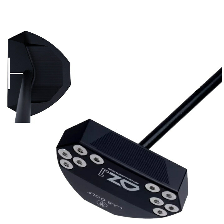 【6/10(水)はエントリーでP5倍】右用 LAB GOLF 優しいことゴルフ OZ.1 STOCK パター マットブラックプレミアムスチールシャフト US遣りくち 店卸し資産 34in【相応う】