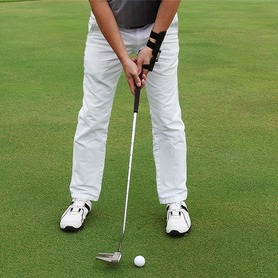 ゴルフ スイング 練習器具フェースの向き 飛距離 ゴルフ練習用 手首 方向性 固定 安定アイアン