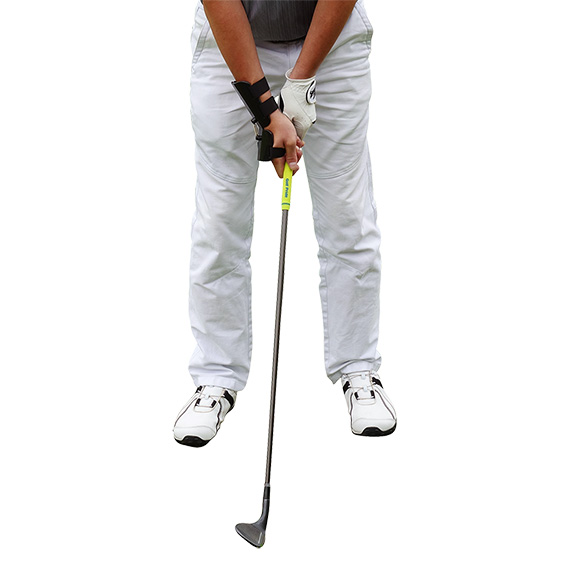 ゴルフ スイング 練習器具フェースの向き 飛距離 ゴルフ練習用 手首 方向性 固定 安定アイアン