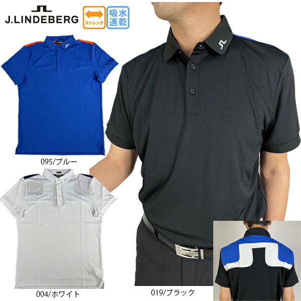 J.LINDEBERG ポロシャツ スリムフィット メンズ L J.LINDEBERG - ツアーテックゴルフ | 半袖ポロシャツ | メンズ