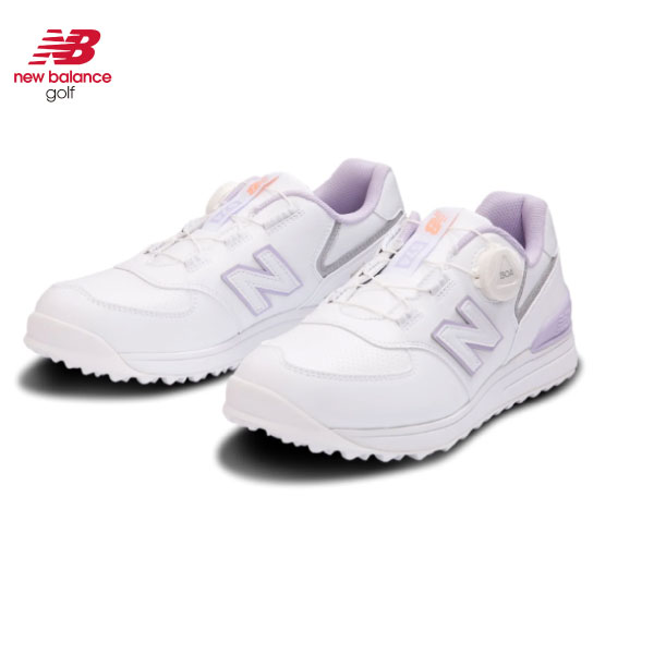 ニューバランスゴルフ レディース スパイクレス ゴルフシューズ WGBS574W 574 v3 BOA newbalance golf 大きいサイズ有  2E 靴 最高級