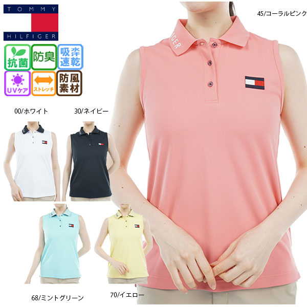 新品 トミーヒルフィガーゴルフ ポロシャツ ノースリーブ サイドライン 楽天市場】【バーゲン!30%OFF!!】 【春夏モデル】 TOMMY