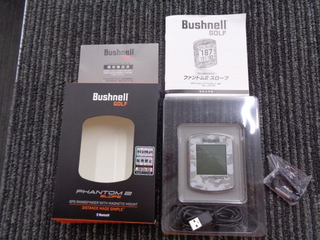 【中古】 余分の物 \u003cBR\u003eBushnell PHANTOM2 SLOPE ブシュネル ゴルフ用 GPSナビ//0[2094]■博多店
