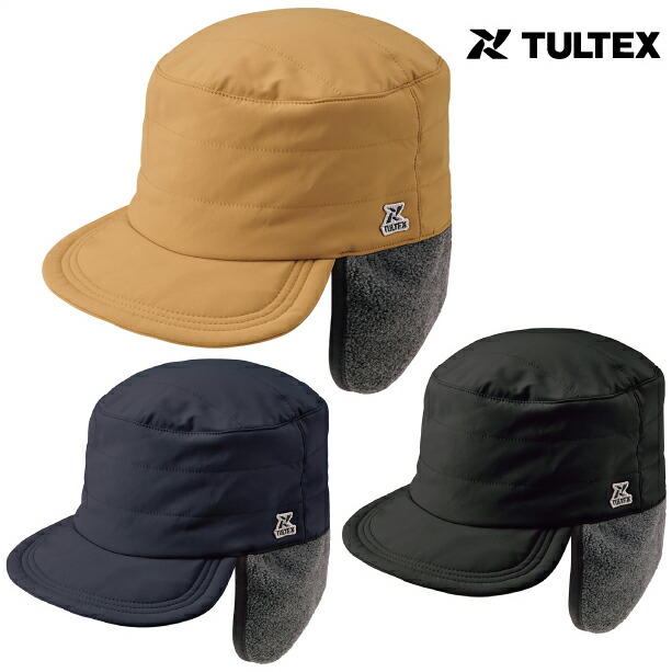 【楽天市場】【楽天スーパーSALE期間 ポイント5倍】 タルテックス TULTEX 裏 フリース 防寒 撥水 フライト キャップ 耳当て 付き ...