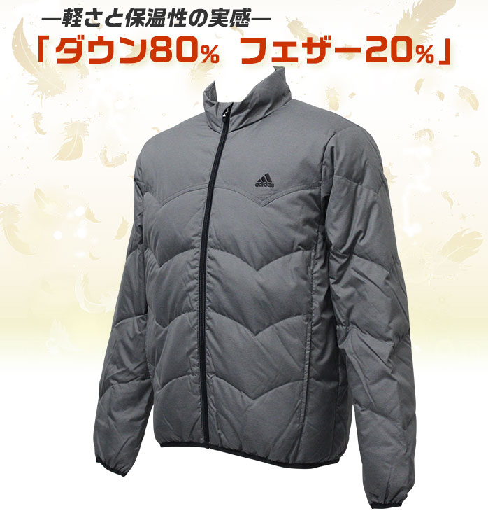 楽天市場 アディダス ゴルフ メンズ ダウン ジャケット 長袖 フェザー 保温 暖かい 軽い Adisas A Jlj31 ゴルフパートナー 別館 楽天市場店