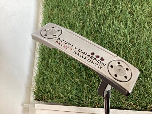 【中古】 タイトリスト SCOTTY CAMERON select NEWPORT 2(2018) 34インチ パター PT スチール (フレックスその他) メンズ 男性用 右利き 右用 Cランク ゴルフクラブ