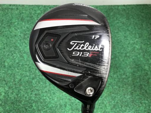 【中古】 タイトリスト 913 F 17° USA フェアウェイウッド FW 純正特注シャフト (フレックスS) メンズ 男性用 右利き 右用 Cランク ゴルフクラブ