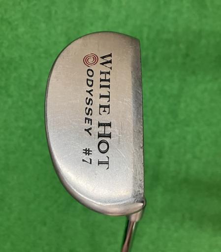 【中古】 オデッセイ WHITE HOT #7 34インチ パター PT スチール (フレックスその他) メンズ 男性用 右利き 右用 Cランク ゴルフクラブ