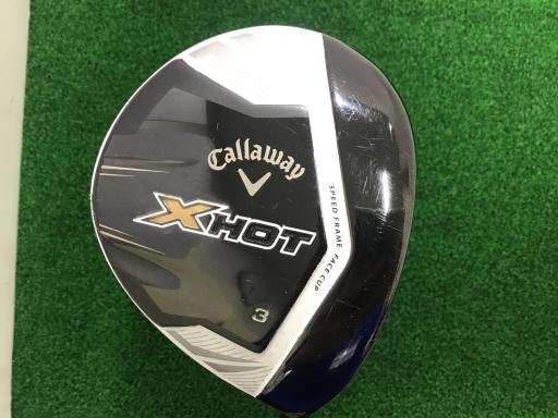 【中古】 キャロウェイ X HOT 3W フェアウェイウッド FW X HOT 60W(フェアウェイウッド) (フレックスS) メンズ 男性用 右利き 右用 Cランク ゴルフクラブ