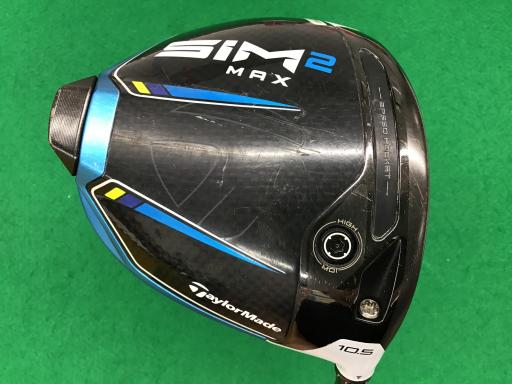 【中古】 テーラーメイド SIM2 MAX 10.5° ドライバー DR TENSEI BLUE TM50(SIM2 DR) (フレックスSR) メンズ 男性用 右利き 右用 Cランク ゴルフクラブ