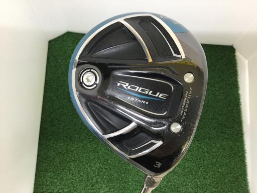 【中古】 キャロウェイ ROGUE STAR 3W フェアウェイウッド FW 純正特注シャフト (フレックスS) メンズ 男性用 右利き 右用 Cランク ゴルフクラブ 10,214円