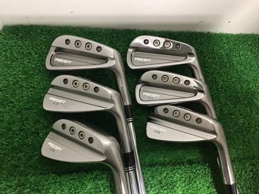 【中古】 ブリヂストン PRECEPT MC FORGED 黒いこと 6S アイアン仕掛ける IR リシャフト (フレックス余分の物) メンズ 成人男性用 右利き 右用 C価値づける ゴルフ野球クラブ