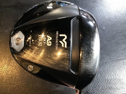 【中古】 朝日ゴルフ METAL FACTORY A9 SKY(ブラック) 10.5° ドライバー DR MURAKUMO-HAYATE (フレックスR) メンズ 男性用 右利き 右用 Cランク ゴルフクラブ