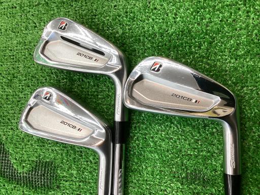 【中古】 ブリヂストン TOUR B 201CB 6S アイアンセット IR 純正特注シャフト (フレックスR) メンズ 男性用 右利き 右用 Cランク ゴルフクラブ