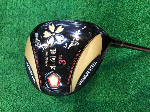 【中古】 特価製造業者 MUTSUMI HONMA MH500X2 3W フェアウェイウッド FW 一風変わった炭素 (フレックスR) メンズ 成人男性用 右利き 右用 C位置づける ゴルフ野球クラブ
