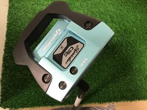 【中古】 テーラーメイド Spider GTx TRUSS ICE BLUE TM1 34インチ パター PT スチール (フレックスその他) メンズ 男性用 右利き 右用 Dランク ゴルフクラブ