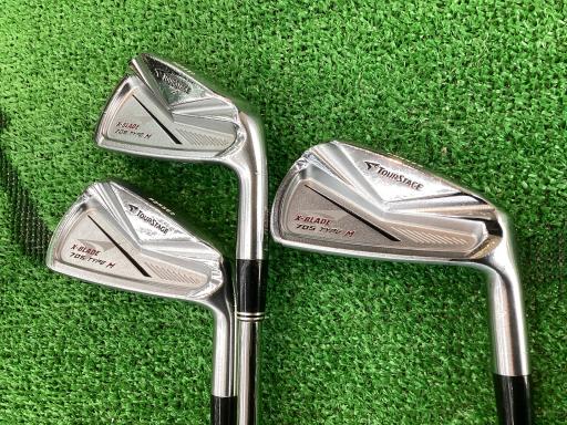 【中古】 ブリヂストン TOURSTAGE X-BLADE 705 TYPE M 6S アイアンセット IR Dynamic Gold (フレックスS) メンズ 男性用 右利き 右用 Cランク ゴルフクラブ｜ゴルフパートナー 中古クラブ店