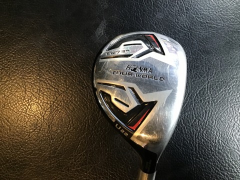 【中古】 本間ゴルフ TOUR WORLD TW737 22° ユーティリティ UT VIZARD IB-U85 (フレックスその他) メンズ 男性用 右利き 右用 Cランク ゴルフクラブ