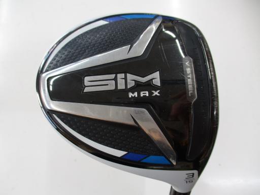 【中古】 テーラーメイド SIM MAX 3W フェアウェイウッド FW TENSEI BLUE TM50(FW) (フレックスSR) メンズ 男性用 右利き 右用 Cランク ゴルフクラブ