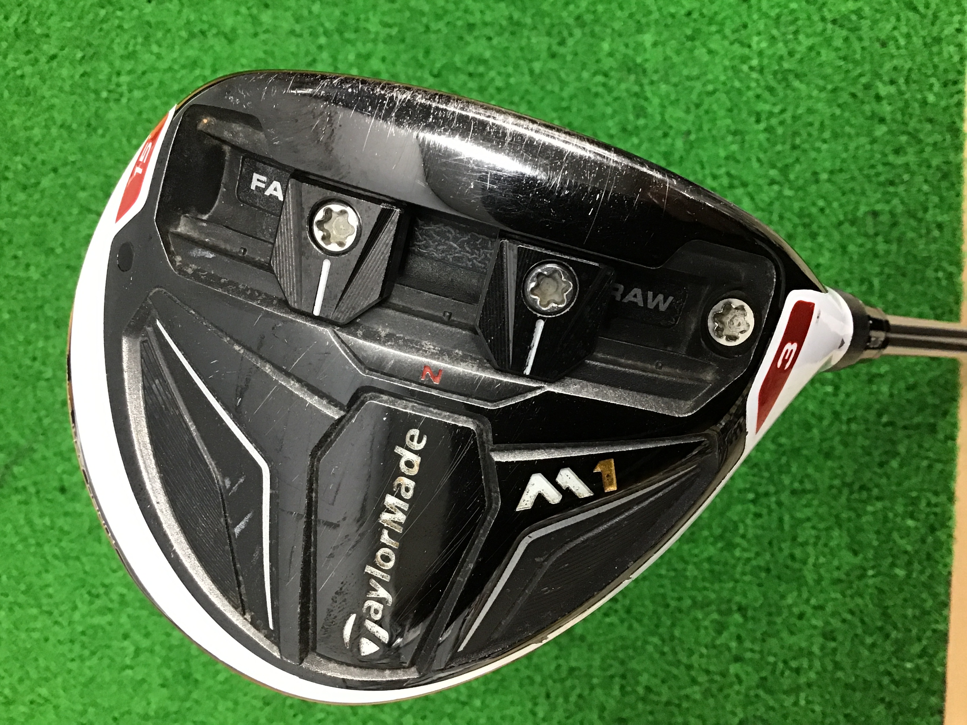 【中古】 テーラーメイド M1 3W フェアウェイウッド FW リシャフト (フレックスその他) メンズ 男性用 右利き 右用 Dランク ゴルフクラブ