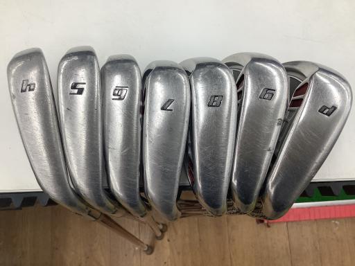 【中古】 テーラーメイド BURNER(2007) 9S アイアンセット IR RE-AX SUPERFAST 55 (フレックスS) メンズ 男性用 右利き 右用 Dランク ゴルフクラブ