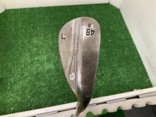 【中古】 ブリヂストン BRIDGESTONE BITING SPIN ノーメッキ 48°/08°F ウェッジ WG NS PRO MODUS3 TOUR105 (フレックスS) メンズ 男性用 右利き 右用 Cランク ゴルフクラブ