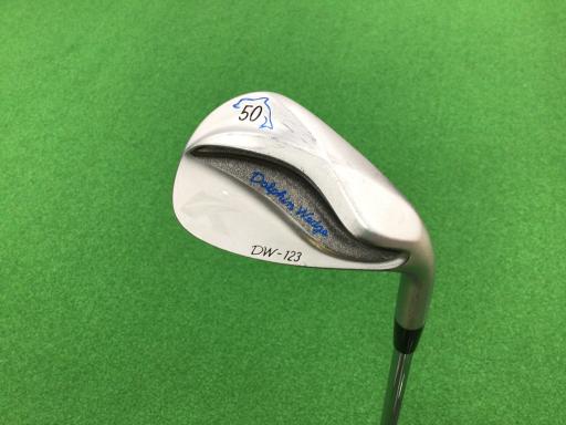 【中古】 キャスコ Dolphin Wedge DW-123 シルバー 50° ウェッジ WG 純正特注シャフト (フレックスS) メンズ 男性用 右利き 右用 Cランク ゴルフクラブ