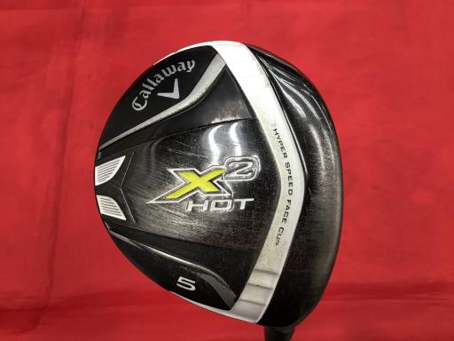 【中古】 キャロウェイ X2 HOT 5W フェアウェイウッド FW X2 HOT(フェアウェイ) (フレックスR) メンズ 男性用 右利き 右用 Cランク ゴルフクラブ
