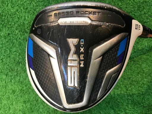【中古】 テーラーメイド SIM MAX-D 5W フェアウェイウッド FW TENSEI BLUE TM50(FW) (フレックスR) メンズ 男性用 右利き 右用 Cランク ゴルフクラブ