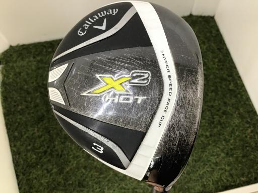 【中古】 キャロウェイ X2 HOT 3W フェアウェイウッド FW X2 HOT(フェアウェイ) (フレックスS) メンズ 男性用 右利き 右用 Dランク ゴルフクラブ