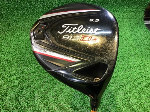 【中古】 タイトリスト 913 D3 9.5° ドライバー DR 純正特注シャフト (フレックスS) メンズ 男性用 右利き 右用 Cランク ゴルフクラブ 8,721円