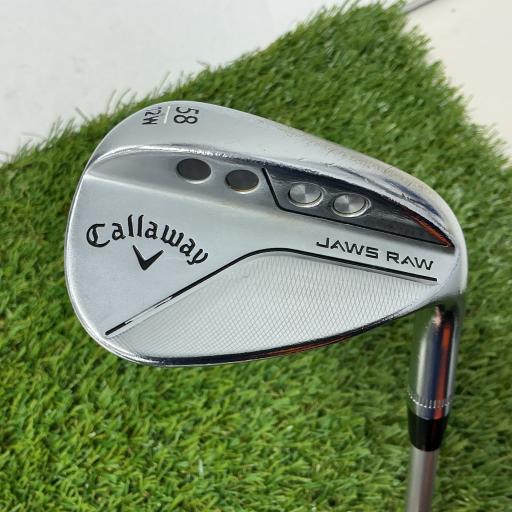 【中古】 キャロウェイ JAWS RAW クロムメッキ 58°/12°W ウェッジ WG リシャフト (フレックスその他) メンズ 男性用 右利き 右用 Cランク ゴルフクラブ