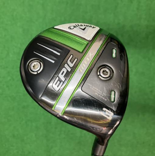 【中古】 キャロウェイ EPIC MAX 3W フェアウェイウッド FW 純正特注シャフト (フレックスR) メンズ 男性用 右利き 右用 Cランク ゴルフクラブ