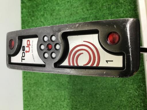 【中古】 オデッセイ Toe Up #1 34インチ パター PT スチール (フレックスその他) メンズ 男性用 右利き 右用 Cランク ゴルフクラブ