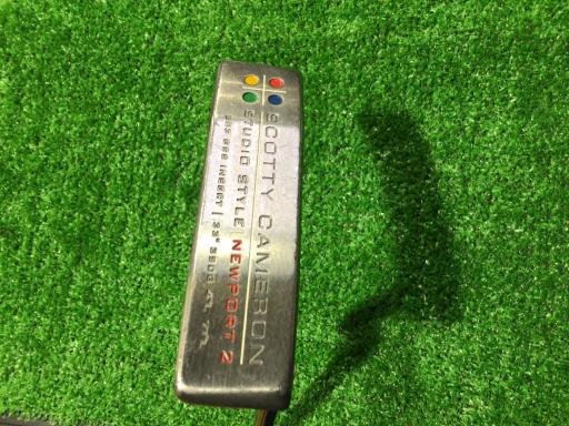 【中古】 タイトリスト SCOTTY CAMERON STUDIO STYLE NEWPORT 2 350G 33インチ パター PT スチール (フレックスその他) メンズ 男性用 右利き 右用 Cランク ゴルフクラブ