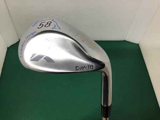 【中古】 キャスコ Dolphin Wedge DW-113 58° ウェッジ WG Dynamic Gold (フレックスS) メンズ 男性用 右利き 右用 Dランク ゴルフクラブ