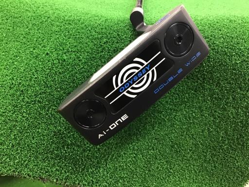 【中古】 オデッセイ Ai-ONE DOUBLE WIDE CH 33インチ パター PT STROKE LAB 90 スチール (フレックスその他) メンズ 男性用 右利き 右用 Cランク ゴルフクラブ