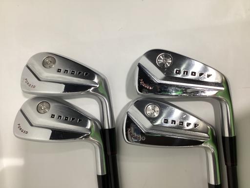 【中古】 グローブライド ONOFF FORGED(2022) KURO 5S アイアン仕掛ける IR LABOSPEC SHINARI:i65 (フレックスS) メンズ 成人男性用 右利き 右用 C価値づける ゴルフ野球クラブ