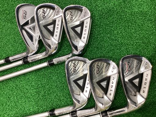 【中古】 プロギア iD nabla RS TITAN FACE 5S アイアンセット IR iD nabla RS (フレックスSR) メンズ 男性用 右利き 右用 Cランク ゴルフクラブ