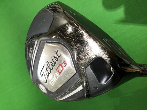 【中古】 タイトリスト 910 D3  9.5° １番ウッド DR リシャフト (フレックス余分の物) メンズ 成人男性用 右利き 右用 C序列付ける ゴルフ野球クラブ