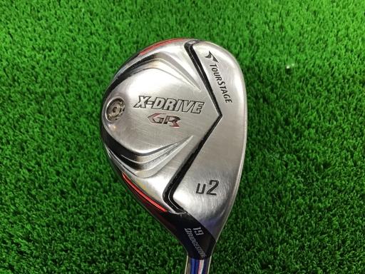 【中古】 ブリヂストン TOURSTAGE X-DRIVE GR(2012) U2 ユーティリティ UT 純正特注シャフト (フレックスS) メンズ 男性用 右利き 右用 Cランク ゴルフクラブ
