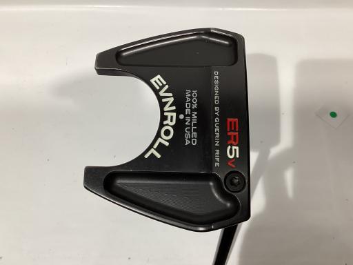 【中古】 EVNROLL EVNROLL ER5v BLACK(ショートスラント) 35インチ パター PT スチール (フレックスその他) メンズ 男性用 右利き 右用 Cランク ゴルフクラブ