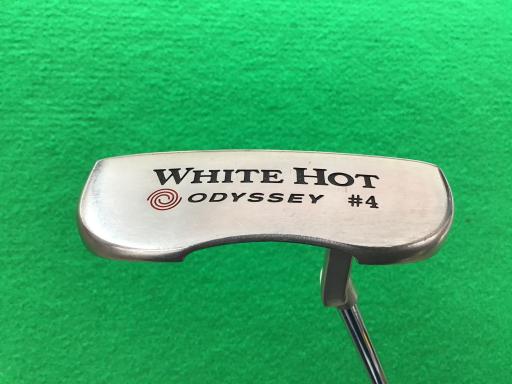 【中古】 オデッセイ WHITE HOT #4 34インチ パター PT スチール (フレックスその他) メンズ 男性用 右利き 右用 Dランク ゴルフクラブ