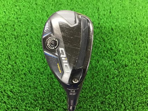 【中古】 テーラーメイド Qi10 TOUR U4 ユーティリティ UT Diamana SILVER TM70(Qi10 UT) (フレックスS) メンズ 男性用 右利き 右用 Cランク ゴルフクラブ