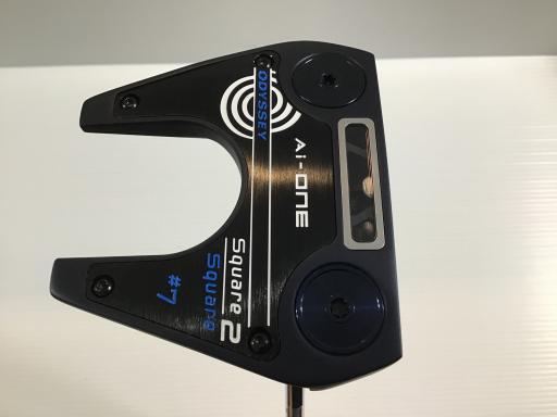 【中古】 オデッセイ Ai-ONE SQUARE 2 SQUARE #7 34インチ パター PT STROKE LAB 90 スチール (フレックスその他) メンズ 男性用 右利き 右用 Bランク ゴルフクラブ