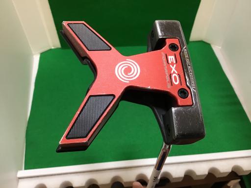 【中古】 オデッセイ EXO INDIANAPOLIS 34インチ パター PT スチール (フレックスその他) メンズ 男性用 右利き 右用 Dランク ゴルフクラブ