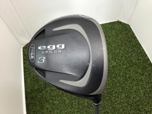 【中古】 プロギア egg M.F.D SPOON 3W(15°) フェアウェイウッド FW eggオリジナルカーボン (フレックスSR) メンズ 男性用 右利き 右用 Cランク ゴルフクラブ