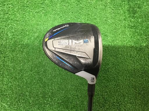 【中古】 テーラーメイド SIM2 MAX 3W フェアウェイウッド FW TENSEI BLUE TM50(SIM2 FW) (フレックスR) メンズ 男性用 右利き 右用 Dランク ゴルフクラブ