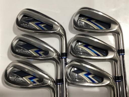 【中古】 ダンロップ XXIO CROSS(2021) 7S アイアンセット IR NS PRO 860GH D.S.T for XXIO (フレックスS) メンズ 男性用 右利き 右用 Cランク ゴルフクラブ
