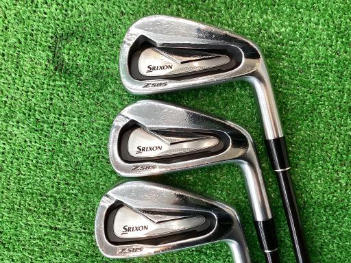 【中古】 ダンロップ SRIXON Z585 6S アイアンセット IR Miyazaki Mahana (フレックスS) メンズ 男性用 右利き 右用 Cランク ゴルフクラブ